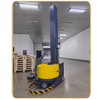 Machine d'emballage de palettes robotisée entièrement automatique JUNCHI, robot électrique autonome pour l'emballage des produits alimentaires, des boissons et des marchandises, roulement de moteur