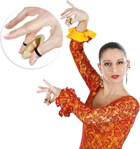 Cymbales de doigt danse du ventre Instrument de <span class=keywords><strong>musique</strong></span> de doigt pour fête de danseuse - Product Image 1