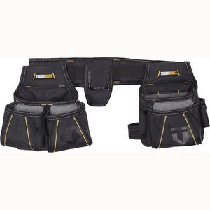 Échantillon gratuit : Sacs de ceinture porte-outils pour hommes et femmes, ensemble de pochettes à outils robustes avec 19 poches, ceinture rembourrée en mousse et passants pour bretelles - Product Image 4