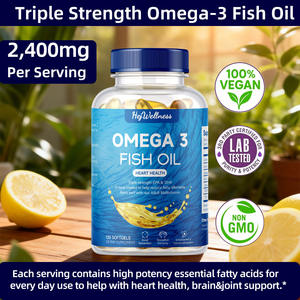 Kapsul Minyak Ikan <span class=keywords><strong>Omega</strong></span> <span class=keywords><strong>3</strong></span> EPA DHA Suplemen Kapsul Lunak untuk Kesehatan Jantung dan Sendi - Product Image 4