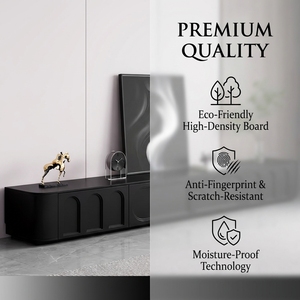 Mueble <span class=keywords><strong>de</strong></span> TV Contemporáneo <span class=keywords><strong>de</strong></span> Madera Sólida, Multifuncional, Ecológico, para Sala <span class=keywords><strong>de</strong></span> Estar, Dormitorio y Comedor - Product Image 5