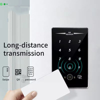 Clavier tactile extérieur en métal étanche IP68 125Khz/13.56mhz RS232/485 RFID lecteur de contrôle d'accès à code QR dynamique