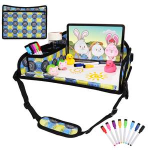 ถาดวางของในรถยนต์สำหรับเด็ก ตัวอย่างสินค้าฟรี ใช้ได้กับรถเข็นเด็ก รถบัส และเครื่องบิน |   กันน้ำแห้งเร็ว - Product Image 1