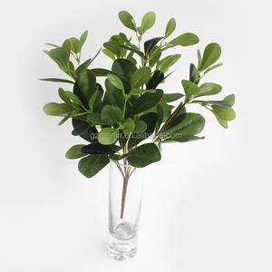 Venta caliente de plástico plantas artificiales verde al aire libre de la pared de la hoja - Product Image 1