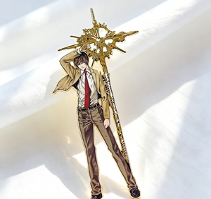 Pin de Solapa de Esmalte Duro Personalizado de Anime, Insignia Metálica de Personaje de Anime, Pin de Esmalte Coleccionable Dorado para Fans del <span class=keywords><strong>Manga</strong></span> con Impresión UV - Product Image 2