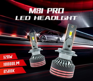 M8PRO H7 고출력 미니 <span class=keywords><strong>LED</strong></span> 헤드라이트 전구 12V 130W 13000LM 새로운 디자인 플러그 놀이 자동 조명 시스템 6500K 알루미늄 색상 - Product Image 6
