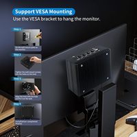 CWWK F16 Mini PC Fanless Ryzen 5 5500U 4x i226-V 2.5GbE LAN 2-NVMe USB-C DDR4 Firewall Appliance Micro PC OPNsense Mini Computer