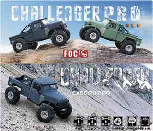 RGT EX86170 PRO Challenger 遥控车 1/10 越野车 四轮驱动越野车 无刷攀爬车 DIG 桥式车轴遥控卡车 - Product Image 2