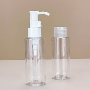 Botella Transparente Vacía para Loción con Tapa de Rosca, 100ml, 120ml, 150ml, 200ml, Botella de Plástico para Cosméticos, Tónico, con Tapa Abatible - Product Image 2