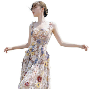 Vestito indossabile quotidiano di nuova <span class=keywords><strong>sposa</strong></span> di lusso di nicchia di fiore francese - Product Image 5