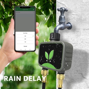 Programmateur d'<span class=keywords><strong>arrosage</strong></span> intelligent <span class=keywords><strong>WiFi</strong></span> Garmerain GWT201R 2 zones, contrôleur d'irrigation programmable 1h-12h, <span class=keywords><strong>arrosage</strong></span> automatique de pelouse et de jardin 0,5-8 - Product Image 3