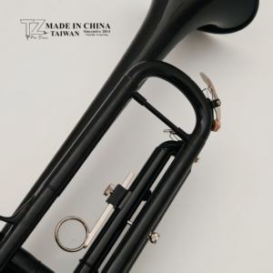 <span class=keywords><strong>Trompette</strong></span> Bb noire <span class=keywords><strong>à</strong></span> 3 pistons, instrument en laiton professionnel, vente en gros du fabricant - Product Image 4