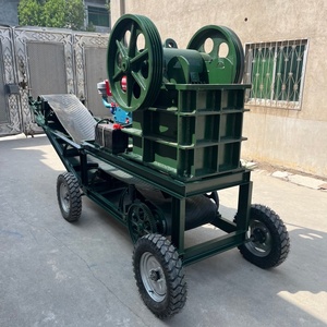 Bán chạy nhất máy nghiền bánh xe nhỏ pe220x350 sản lượng cao Máy Nghiền hàm Máy Nghiền hàm Máy Nghiền đá granit để bán - Product Image 4