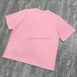 เสื้อยืดคอตตอนสกรีนลายแบบสั่งทำพิเศษ ทรงหลวม ไหล่ตก คุณภาพสูง เนื้อผ้าหนา สตรีทแวร์ เสื้อยืดโอเวอร์ไซส์ลายกราฟิกสำหรับผู้ชาย - Product Image 4