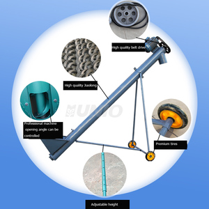 Low Speed Bucket Steel Flexible Hopper Driven Worm <strong>Grain</strong> Vertical Powder Auger Feeder Shaft Food Conveyor Screw <strong>Elevator</strong> Machine - Product Image 2