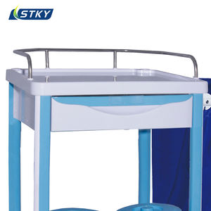Chariot à dressage de meubles d'hôpital ligne de chariot de service médical d'ABS chariot d'hôpital - Product Image 4