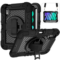 Étui de protection pour tablette iPad Mini 8, 8.5 pouces, support en silicone, étui en silicone avec fente pour stylo, housse anti-chute