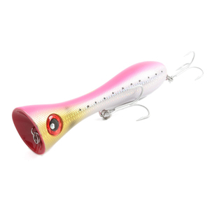 Top eau eau salée pêche à la traîne dur leurre grande <span class=keywords><strong>bouche</strong></span> Popper leurre 205mm/133g - Product Image 1