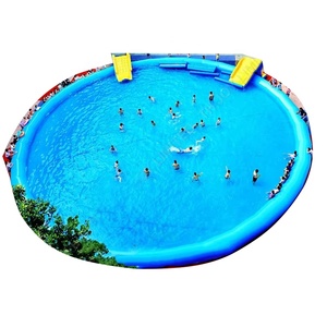 <span class=keywords><strong>Piscine</strong></span> gonflable ronde géante commerciale de PVC pour la récréation extérieure de parc d'attractions pour des adultes et des enfants - Product Image 1