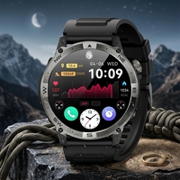 Nuevo Reloj Inteligente Android con GPS HK08, Brújula, Altímetro Barométrico, Pantalla AMOLED de 1.43 Pulgadas, Resistente al Agua IP67, Aleación, Contesta Llamadas