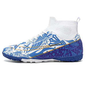 Scarpe da <span class=keywords><strong>Calcio</strong></span> FG Primaverili con Tomaia in PVC e Fodera in Rete, Modello Alto per Allenamento su Erba Sintetica, per Uomini, Donne e Adulti - Product Image 6