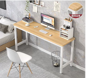 Banco <span class=keywords><strong>de</strong></span> trabajo <span class=keywords><strong>de</strong></span> mesa larga simple, escritorio <span class=keywords><strong>de</strong></span> ordenador estrecho montado en la pared para dormitorio <span class=keywords><strong>de</strong></span> niñas o habitación <span class=keywords><strong>de</strong></span> <span class=keywords><strong>alquiler</strong></span> para estudiantes, uso en el hogar y la Oficina - Product Image 3