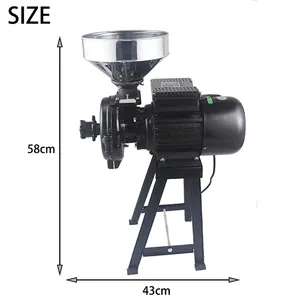 Commercial Wet and Dry Corn Grain Grinder Grinding <strong>Flour</strong> <strong>Mill</strong> Machine - Product Image 6