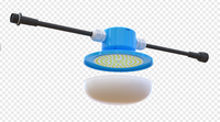 Ampoule LED pour volailles, rouge et blanc commutable, sans scintillement, 9W-15W, avec couvercle laiteux