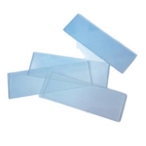 Octagonal chamfered glass slides, laboratory glass consumables, for biological <b>microscopes</b>, 50 slides per pack - Product Image 1