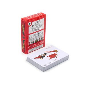 <span class=keywords><strong>Carte</strong></span> <span class=keywords><strong>da</strong></span> Gioco Stile Napoletano 40 Pezzi per <span class=keywords><strong>Giochi</strong></span> <span class=keywords><strong>di</strong></span> <span class=keywords><strong>Carte</strong></span> Italiani Scopa <span class=keywords><strong>Briscola</strong></span> Tressette Rivestimento Liscio Confezione Convenienza - Product Image 1