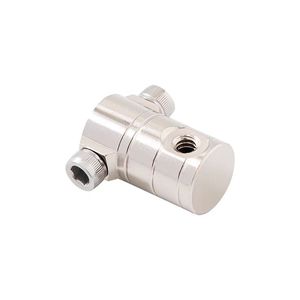 Connecteur rapide pour tuyau en acier inoxydable, type à vis 9,52 mm, pour raccord de tuyau d'irrigation de jardin, installation facile - Product Image 2