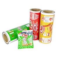 Personnalisé de haute qualité impression Flexible croustilles rouleau Film laminé en plastique plantain banane Snack emballage alimentaire rouleau