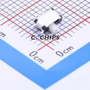 K3-1293S-E2 Slide Switch Switch Single Pole Double Throw Rectangle Pin Header SMD Tab Horizontal Mount - Product Image 1