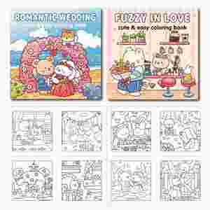 <b>Coloring</b> <b>Book</b> Boldly and Easily Collects Soft, Fluffy Friends' Lively Daily <b>Coloring</b> <b>Coloring</b> <b>Book</b> for Adults and Kids - Product Image 1