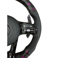 Volant en fibre de carbone personnalisé pour Benz W213 W204 S500 S320 S300 E200 E300 E320 E350 E43 E63 E53 E500 Amg Volant LED