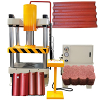 Machine de moulage par pressage à chaud de brique en plastique deuxième téléphone portable 50 tonnes-80 tonnes formage à chaud hydraulique à quatre colonnes