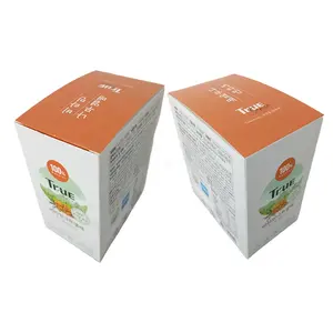 صندوق تغليف ورقي مصنوع خصيصًا من ورق الكرافت القابل لإعادة التدوير وقابل للإبزيم للطعام