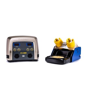 Estación de Soldadura Digital de Doble Puerto Hakko FX-889 con FX-8801 220V/50Hz, 1 Año de Garantía, Hecho en Japón - Product Image 1