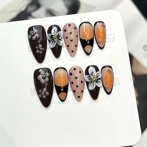 Uñas Postizas Hechas a Mano de Alta Calidad Personalizadas con <span class=keywords><strong>Pegamento</strong></span>, OEM, ODM, Marca Privada, Uñas Artificiales, <span class=keywords><strong>Precio</strong></span> al por Mayor - Product Image 6