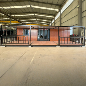 Maison conteneur de 30 pieds à faible coût et haute qualité avec terrasse, <span class=keywords><strong>3</strong></span> chambres avec salle de bain, personnalisable, extensible, maison préfabriquée robuste - Product Image 2