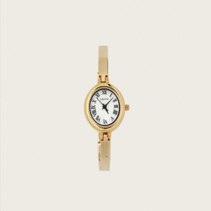 Reloj de Pulsera Clásico con Brazalete Elíptico GBHW, Reloj de Cuarzo Dorado para Mujer, Brazalete de Acero Inoxidable de Lujo, Elegante Reloj de Moda - Product Image 6