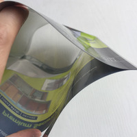 Pochette debout en plastique laminé de 7 mil 180mic d'épaisseur solide personnalisée Sacs poly en mylar pour emballage de loquet de porte en mylar