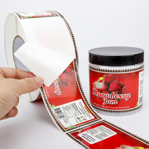 ملصقات مخصصة مقاومة للماء من الفينيل لتغليف عبوات التوابل ومربى الفراولة والصلصة والعسل والطعام، ملصقات لفافة للحاويات - Product Image 4