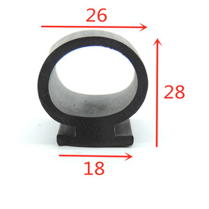 Ningbo Shenlian Epdm <b>Rubber</b> Sealing <b>Strip</b> 26x28x18mm For Automotive Doors And Windows Custom Made Cutting Service - Product Image 1