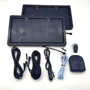 Porta Targa Reversibile USA con Telecomando, Kit Cornice Targa Elettrica Intelligente per Auto - Product Image 1