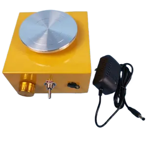 Mini machine à roue de <span class=keywords><strong>poterie</strong></span> avec plateaux tournants outil de <span class=keywords><strong>poterie</strong></span> <span class=keywords><strong>électrique</strong></span> 30W - Product Image 1