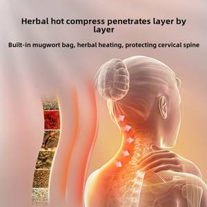 Artemisa moderna, compresa caliente, almohada de columna Cervical, almohada cilíndrica de espuma viscoelástica para cuello, almohada de moxibustión para dormir, vértebras - Product Image 3
