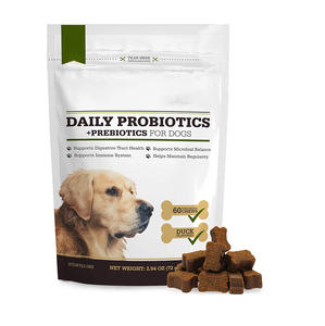 Probiotique quotidien à mâcher pour chiens Probiotiques en fibres végétales sûres Renforcer le système immunitaire Protéger la santé et la sécurité intestinales - Product Image 1