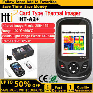 กล้องถ่ายภาพความร้อน HTI HT-A2+ ความละเอียด 256x192 กล้องคู่ จอแสดงผล 640x480 5 โหมดการถ่ายภาพ ความไว 0.01-1.0C วงจรซ่อมแซม HT-A2+ อินฟราเรด - Product Image 5