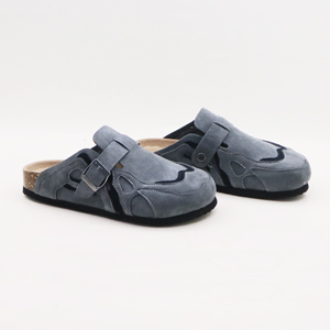 Zoccoli in sughero con plateau per la nuova collezione Primavera Estate, ciabatte aperte sul retro a punta chiusa, slip-on retrò a strato singolo, <span class=keywords><strong>mules</strong></span> da donna e uomo - Product Image 4